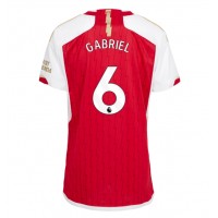 Arsenal Gabriel Magalhaes #6 Replika Hemmatröja Dam 2023-24 Kortärmad